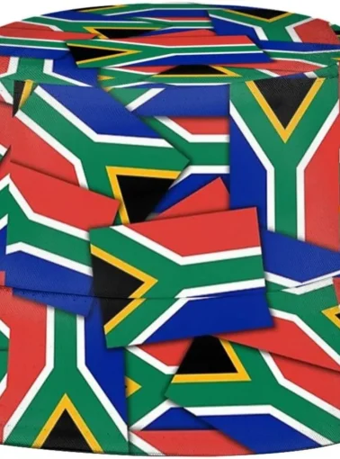 South Africa Flag Bucket Hats Packable South African Fisherman Hats Summer Travel Hiking Beach Caps for Men Women