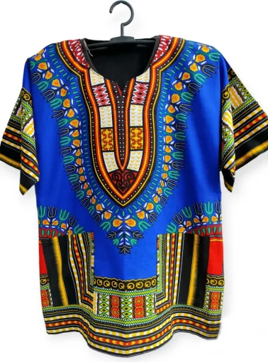 Fashion Dashiki African Traditional T-shrit Men Oversized Breathable Pullover Men T-shirts African Ethnic Unisex Beauty Clothing
