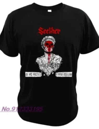 Seether T Shirt South Africa Rock Band Tshirt 100% Cotton Soft High Quality