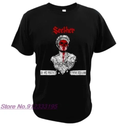 Seether T Shirt South Africa Rock Band Tshirt 100% Cotton Soft High Quality